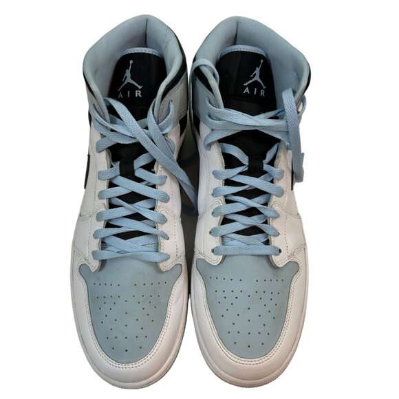 Nike Air Jordan 1 Mid SE‎ \'White Ice Blue\' DV1308-104 Size 14 with Original Box main image 10